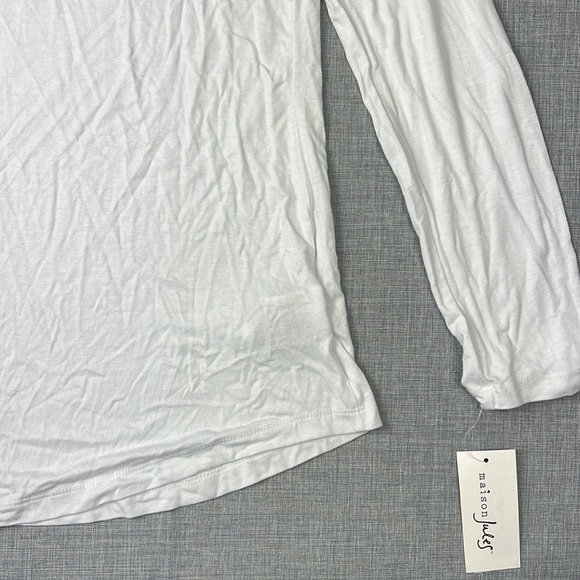 Maison Jules White Layering Long Sleeve Turtleneck Sizes XS M XL XXL - Picture 4 of 6